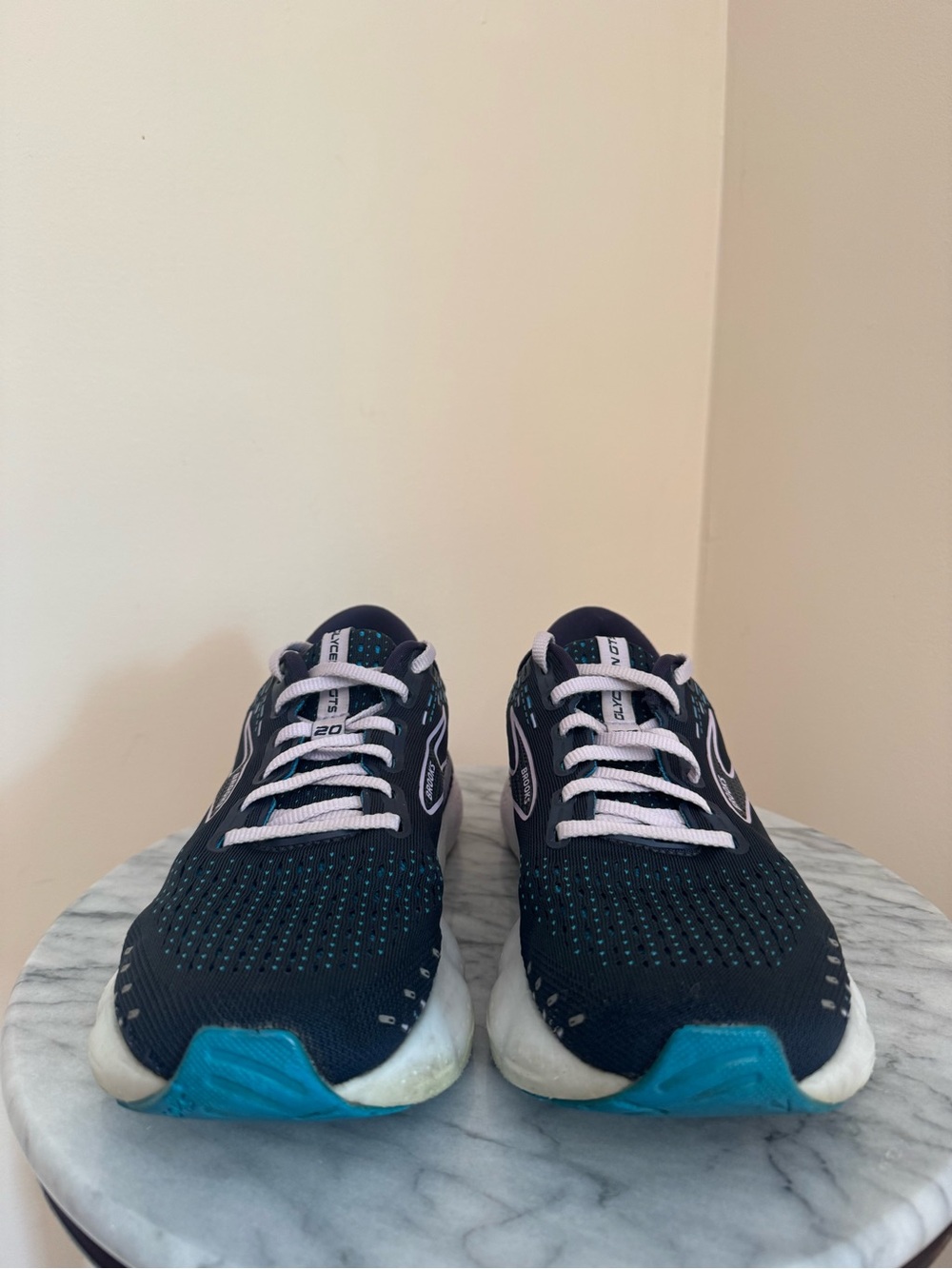 Brooks Glycerin GTS 20 Running Shoes Women’s Size 9 Navy Purple Walking Comfort - Picture 3 of 9